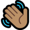 Waving Hand - Medium emoji on Microsoft